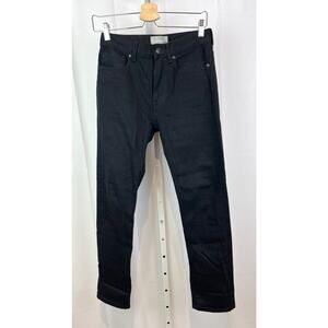 EVERLANE Size 24 Boyfriend Jeans Zip Fly Five Pocket Cotton Denim Black